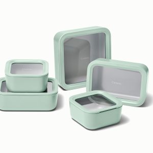 Glass Food Storage Containers with Lids Mist