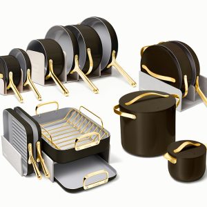 Full Ceramic Cookware Bundle Black