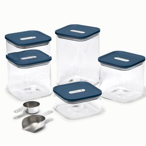 Glass Airtight Containers Non-Toxic & BPA-Free Navy