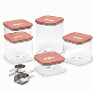 Glass Airtight Containers Non-Toxic & BPA-Free Perracotta