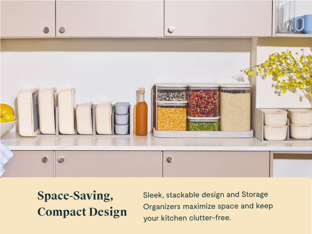 Complete Kitchen Organization Bundle Non-Toxic & BPA-Free Cream - Image 7