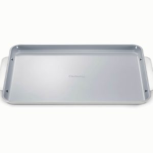 Large Baking Sheet Best Non-Stick & Non-Toxic Sheet Pan Gray