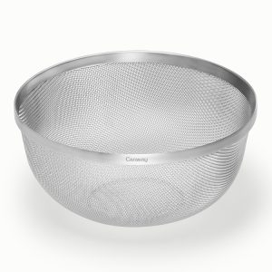 Large Stainless Steel Strainer 6 Quart Capacity