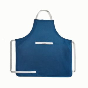 Apron Cotton Cooking Apron with Pockets Navy