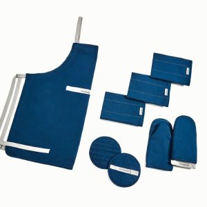 Kitchen Linen Set Navy