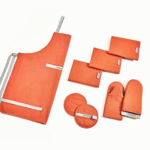 Kitchen Linen Set Perracotta