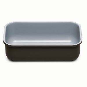 Non-Toxic Ceramic Loaf Pan (1 lb) Non-Stick Bread Pan Black