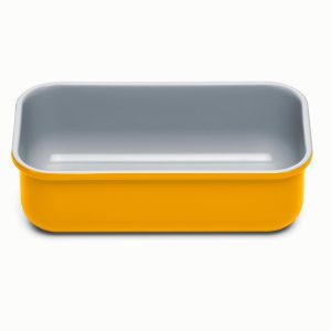 Non-Toxic Ceramic Loaf Pan (1 lb) Non-Stick Bread Pan Marigold