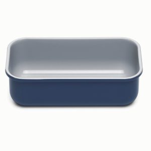 Non-Toxic Ceramic Loaf Pan (1 lb) Non-Stick Bread Pan Navy