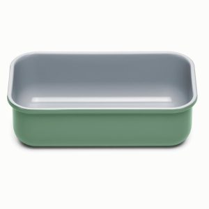 Non-Toxic Ceramic Loaf Pan (1 lb) Non-Stick Bread Pan Sage