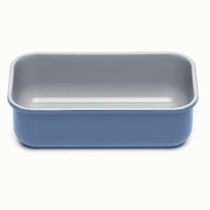 Non-Toxic Ceramic Loaf Pan (1 lb) Non-Stick Bread Pan Slate