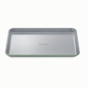 Medium Baking Sheet Jelly Roll Pan Non-Toxic Ceramic Coating Sage