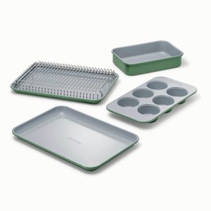 Ceramic-Coated Mini Baking Pans Mini Bakeware Set Sage