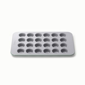 24-Cup Mini Muffin Pan Non-Stick Ceramic Baking Pan Sage