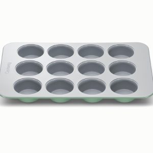 Muffin Pan Ceramic Non-Stick & Non-Toxic Sage