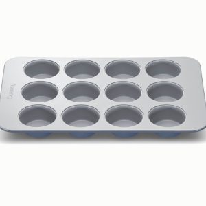Muffin Pan Ceramic Non-Stick & Non-Toxic Slate