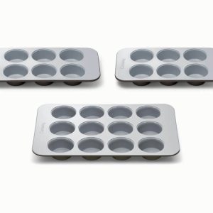 Muffin Pan Trio Ceramic Non-Stick & Non-Toxic Black
