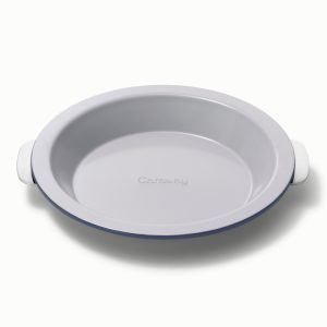 Pie Pan 9” Non-Stick Ceramic Baking Pan with Handles Navy