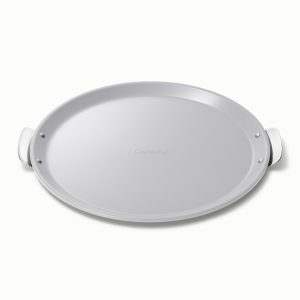 Pizza Pan 15” Non-Stick Ceramic Baking Pan with Handles Gray