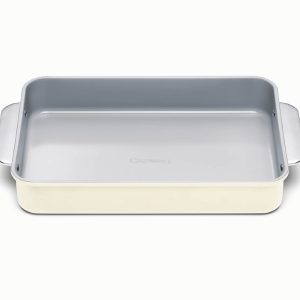 Rectangle Pan Ceramic Non-Stick & Non-Toxic Cream