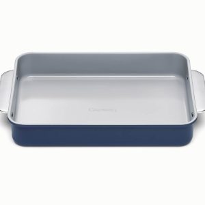 Rectangle Pan Ceramic Non-Stick & Non-Toxic Navy