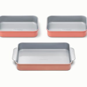 Rectangle Pan Trio Ceramic Non-Stick & Non-Toxic Perracotta