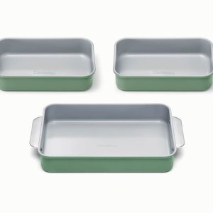 Rectangle Pan Trio Ceramic Non-Stick & Non-Toxic Sage