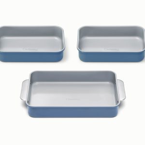 Rectangle Pan Trio Ceramic Non-Stick & Non-Toxic Slate
