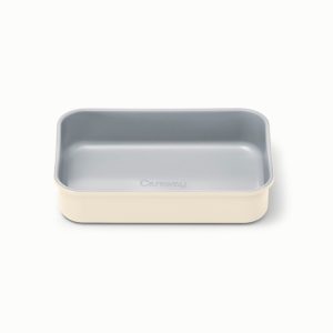Small Rectangle Pan Ceramic Non-Stick & Non-Toxic Cream