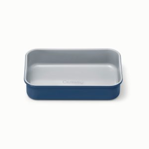 Small Rectangle Pan Ceramic Non-Stick & Non-Toxic Navy