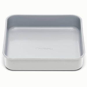 Square Baking Pan Ceramic Non-Stick & Non-Toxic Gray