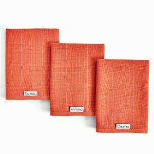 Tea Towels Organic Cotton Kitchen Dish Towels Perracotta