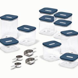 Ultimate Glass Airtight Storage Set Non-Toxic & BPA-Free Navy