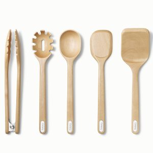 Utensil Set 5-Piece Wooden Cooking Utensils