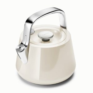 Non Toxic Tea Kettle for Stovetop Stainless Steel Kettle Cream